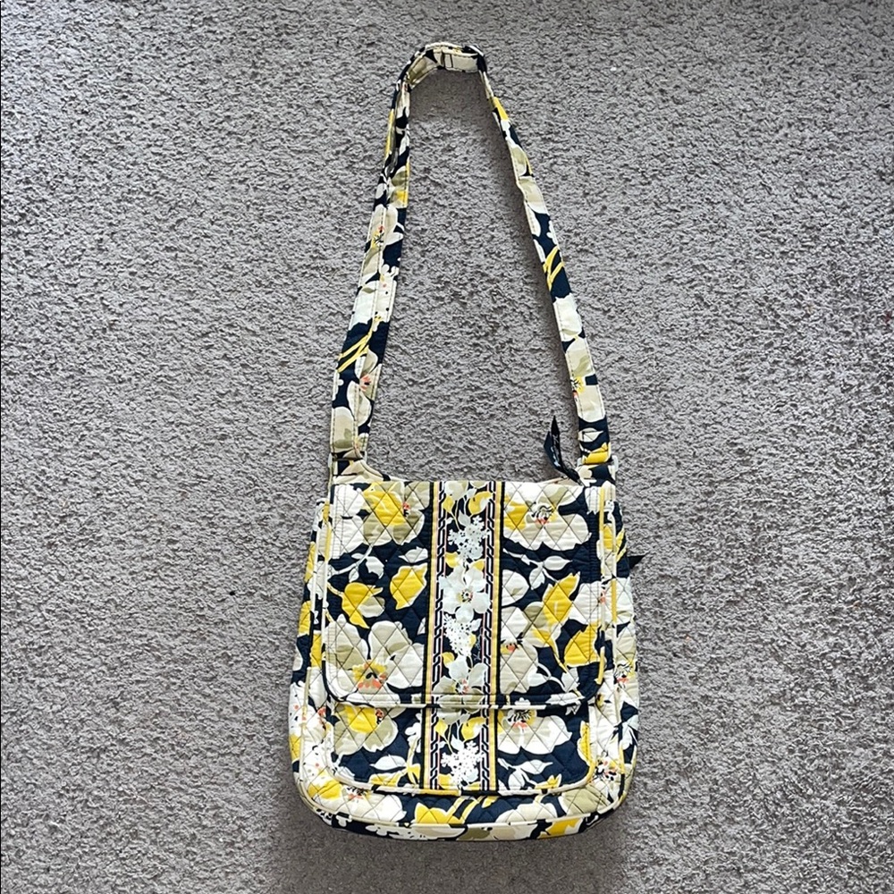 Vera Bradley Floral Patterned Shoulder Crossbody Bag